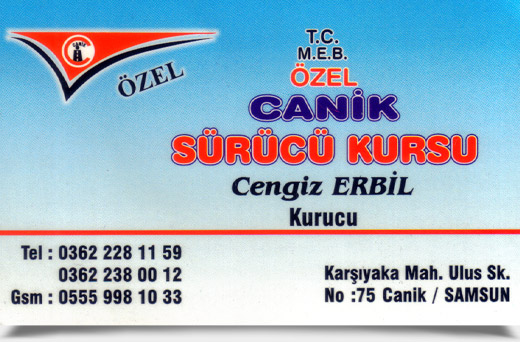 CANİK SÜRÜCÜ KURSU