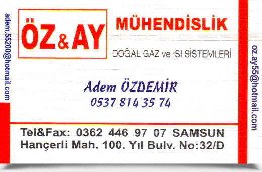 ÖZ&AY MÜHENDİSLİK, DOĞALGAZ VE ISI SİSTEMLERİ