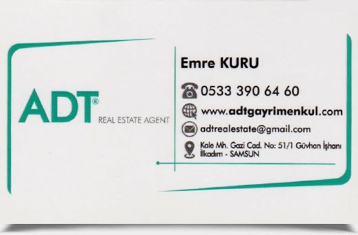 ADT GAYRİMENKUL, REAL ESTATE AGENT