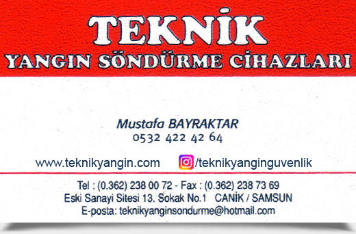 TEKNİK YANGIN SÖNDÜRME CİHAZLARI