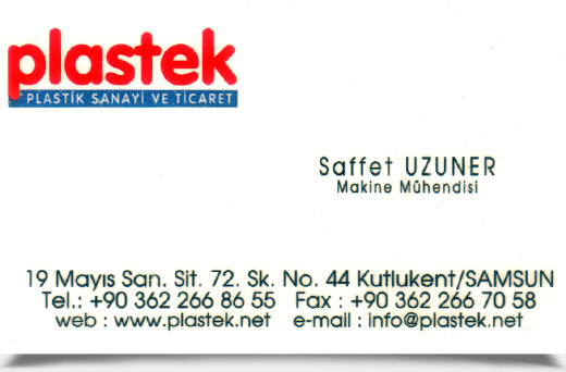 PLASTEK PLASTİK SAN. VE TİC.