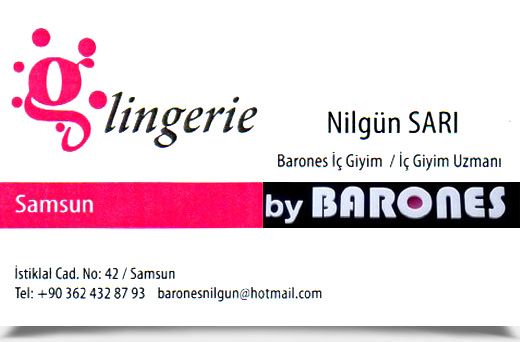 BY BARONES Glingerie