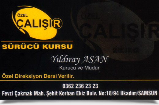 ÇALIŞIR SÜRÜCÜ KURSU