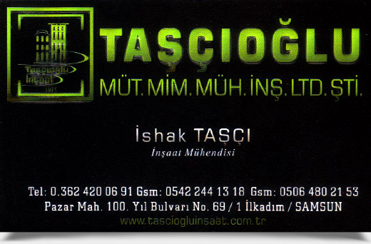 TAŞÇIOĞLU MÜT. MİM. MÜH. İNŞAAT LTD. ŞTİ.