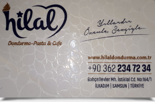 HİLAL DONDURMA PASTA CAFE