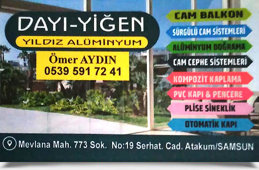 DAYI-YİĞEN YILDIZ ALÜMİNYUM