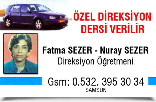 Fatma SEZER ÖZEL DİREKSİYON DERSİ