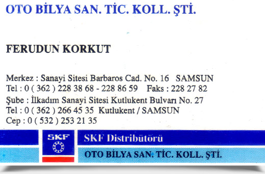 OTO BİLYA SANAYİ TİCARET KOLL. ŞTİ.