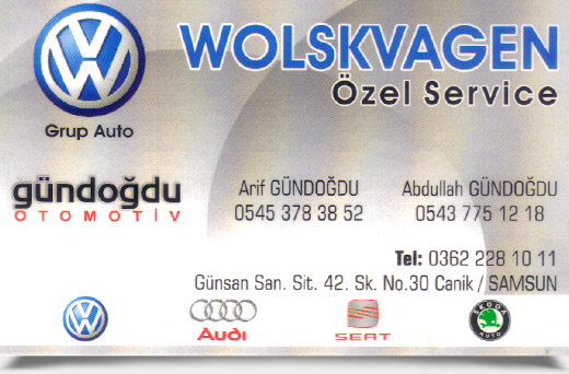 GÜNDOĞDU OTOMOTİV, WOLSKVAGEN ÖZEL SERVİSİ