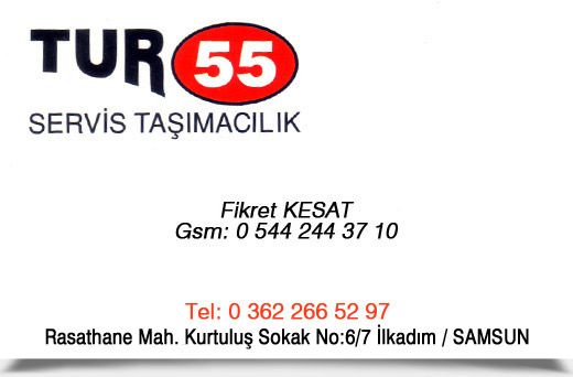 TUR55 SERVİS TAŞIMACILIK