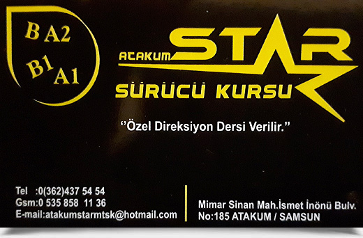 ATAKUM STAR SÜRÜCÜ KURSU