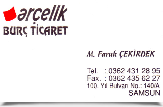 ARÇELİK BURÇ Ticaret